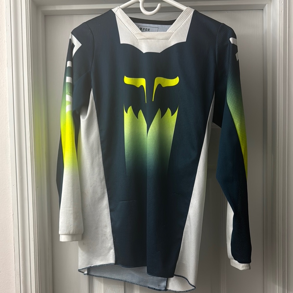 Fox Racing Jade and Yellow Jersey